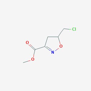 Methyl 5-(chloromethyl)-4,5-dihydro-1,2-oxazole-3-carboxylate