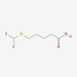 molecular formula C6H10F2O2Si B14395490 CID 78060538 