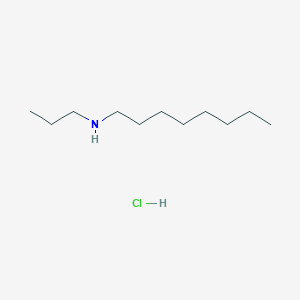 molecular formula C11H26ClN B14395503 N-propyloctan-1-amine;hydrochloride CAS No. 88552-74-3