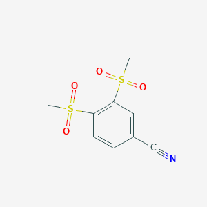 3,4-Bis(methylsulphonyl)benzonitrile