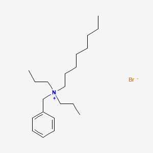 molecular formula C21H38BrN B14395526 N-Benzyl-N,N-dipropyloctan-1-aminium bromide CAS No. 90105-63-8