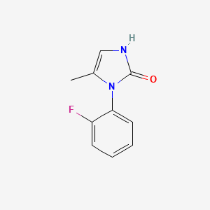 1-(2-fluorophenyl)-5-methyl-2,3-dihydro-1H-imidazol-2-one