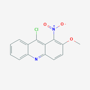 molecular formula C14H9ClN2O3 B14395597 9-Chloro-2-methoxy-1-nitroacridine CAS No. 89974-80-1
