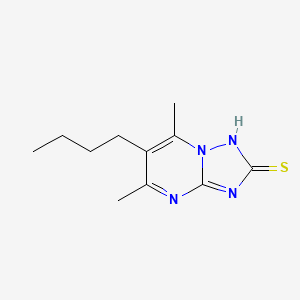 6-Butyl-5,7-dimethyl-[1,2,4]triazolo[1,5-a]pyrimidine-2-thiol
