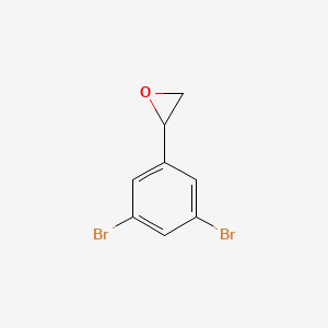 molecular formula C8H6Br2O B14395654 2-(3,5-Dibromophenyl)oxirane CAS No. 88697-15-8