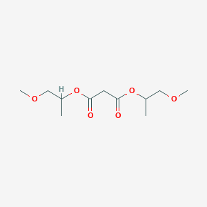 molecular formula C11H20O6 B14395665 Bis(1-methoxypropan-2-yl) propanedioate CAS No. 89574-47-0