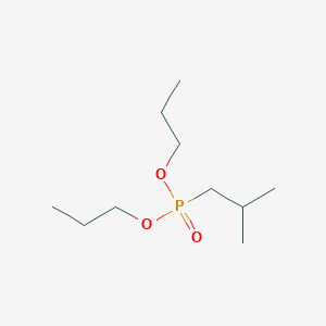 molecular formula C10H23O3P B14395670 Dipropyl (2-methylpropyl)phosphonate CAS No. 88093-46-3
