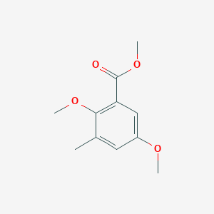 molecular formula C11H14O4 B14395686 Methyl 2,5-dimethoxy-3-methylbenzoate CAS No. 88208-68-8