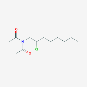 molecular formula C12H22ClNO2 B14395724 N-Acetyl-N-(2-chlorooctyl)acetamide CAS No. 89736-59-4