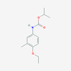 molecular formula C13H19NO3 B14395746 Propan-2-yl (4-ethoxy-3-methylphenyl)carbamate CAS No. 88715-26-8