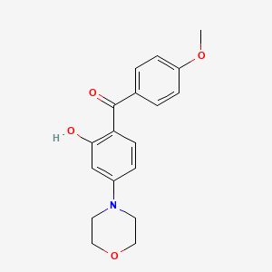 (2-Hydroxy-4-morpholinophenyl)(4-methoxyphenyl)methanone