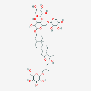 molecular formula C49H82O22 B143958 Aspafilioside C CAS No. 131123-74-5