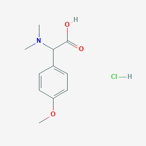 2-(Dimethylamino)-2-(4-methoxyphenyl)acetic acid hydrochloride