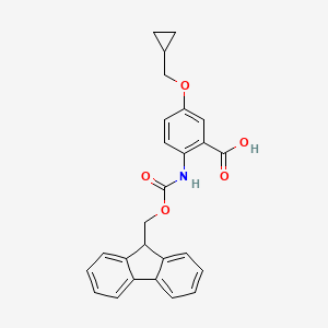 2-(Fmoc-amino)-5-(cyclopropylmethoxy)benzoic acid