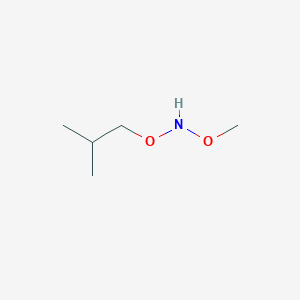 molecular formula C5H13NO2 B14395815 Methoxy(2-methylpropoxy)amine CAS No. 88470-28-4
