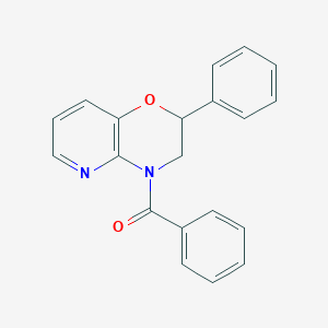 molecular formula C20H16N2O2 B14395845 Phenyl(2-phenyl-2,3-dihydro-4H-pyrido[3,2-b][1,4]oxazin-4-yl)methanone CAS No. 89970-23-0
