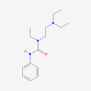 molecular formula C15H25N3O B14395848 N-[2-(Diethylamino)ethyl]-N-ethyl-N'-phenylurea CAS No. 88555-52-6