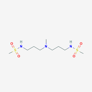 molecular formula C9H23N3O4S2 B14395862 N,N'-[(Methylazanediyl)di(propane-3,1-diyl)]dimethanesulfonamide CAS No. 88334-79-6