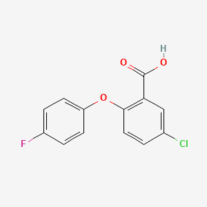 5-Chloro-2-(4-fluorophenoxy)benzoic acid
