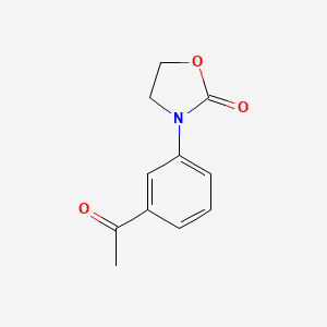 3-(3-Acetylphenyl)-1,3-oxazolidin-2-one