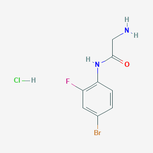 N~1~-(4-Bromo-2-fluorophenyl)glycinamide hydrochloride