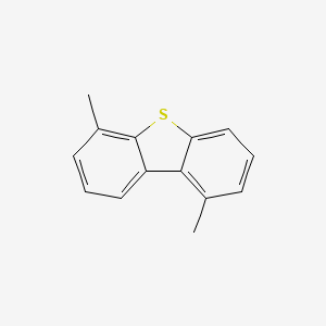 molecular formula C14H12S B14395949 1,6-Dimethyldibenzothiophene CAS No. 89816-70-6