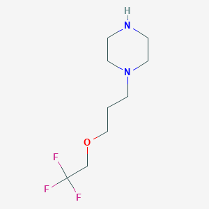 1-[3-(2,2,2-Trifluoroethoxy)propyl]piperazine