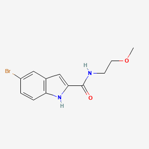 5-bromo-N-(2-methoxyethyl)-1H-indole-2-carboxamide