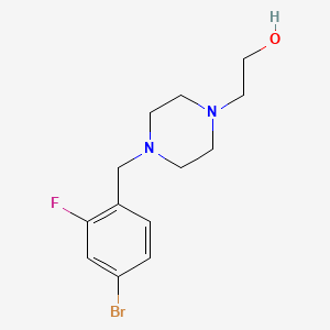 2-(4-(4-Bromo-2-fluorobenzyl)piperazin-1-yl)ethanol