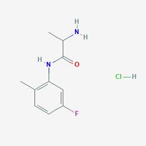 N~1~-(5-Fluoro-2-methylphenyl)alaninamide hydrochloride