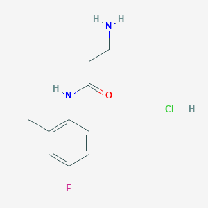 N1-(4-Fluoro-2-methylphenyl)-beta-alaninamide hydrochloride