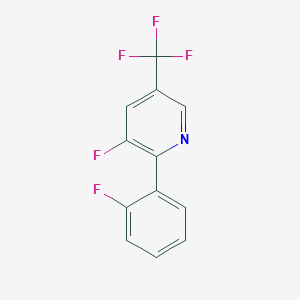 3-Fluoro-2-(2-fluorophenyl)-5-(trifluoromethyl)pyridine