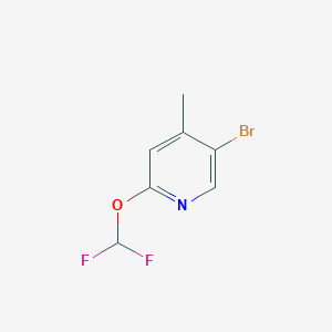 5-Bromo-2-(difluoromethoxy)-4-methylpyridine