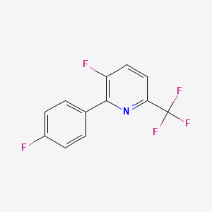 3-Fluoro-2-(4-fluorophenyl)-6-(trifluoromethyl)pyridine