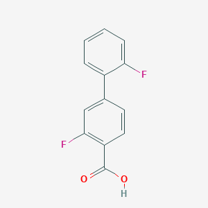 B1439624 4-(2-Fluorophenyl)-2-fluorobenzoic acid CAS No. 505082-83-7