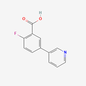 2-Fluoro-5-(pyridin-3-yl)benzoic acid