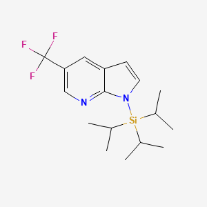 5-(Trifluoromethyl)-1-(triisopropylsilyl)-1H-pyrrolo[2,3-b]pyridine