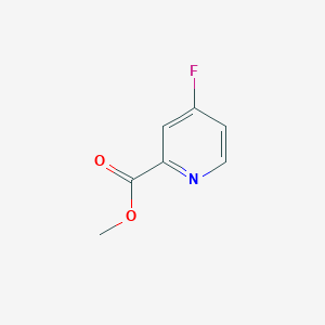 molecular formula C7H6FNO2 B1439629 Methyl 4-fluoropyridine-2-carboxylate CAS No. 886371-79-5