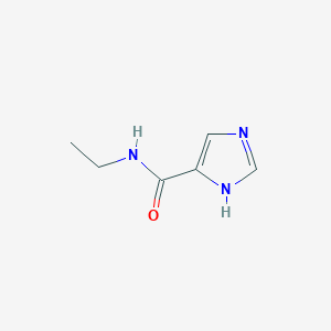 molecular formula C6H9N3O B143963 N-ethyl-1H-imidazole-5-carboxamide CAS No. 137480-25-2