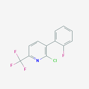 2-Chloro-3-(2-fluorophenyl)-6-(trifluoromethyl)pyridine