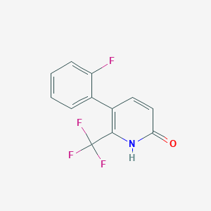 5-(2-Fluorophenyl)-6-(trifluoromethyl)pyridin-2-ol
