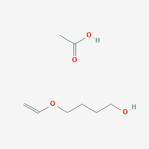 molecular formula C8H16O4 B14396382 Acetic acid;4-ethenoxybutan-1-ol CAS No. 86351-08-8