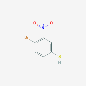 molecular formula C6H4BrNO2S B1439639 4-Bromo-3-nitrobenzenethiol CAS No. 853308-07-3