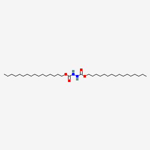 molecular formula C34H68N2O4 B14396457 Dihexadecyl hydrazine-1,2-dicarboxylate CAS No. 89761-28-4