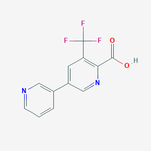 5-(Pyridin-3-yl)-3-(trifluoromethyl)picolinic acid