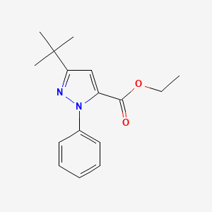 Ethyl 3-tert-butyl-1-phenyl-1H-pyrazole-5-carboxylate