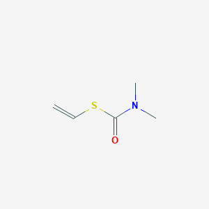 molecular formula C5H9NOS B14396679 S-Ethenyl dimethylcarbamothioate CAS No. 89417-21-0