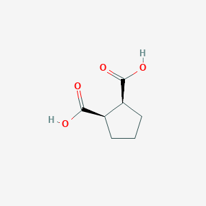 molecular formula C7H10O4 B143967 cis-Cyclopentane-1,2-dicarboxylic acid CAS No. 1461-96-7