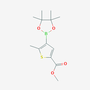 Methyl 5-methyl-4-(4,4,5,5-tetramethyl-1,3,2-dioxaborolan-2-yl)thiophene-2-carboxylate