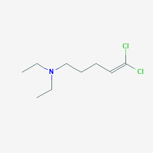 molecular formula C9H17Cl2N B14396858 5,5-Dichloro-N,N-diethylpent-4-en-1-amine CAS No. 88470-14-8